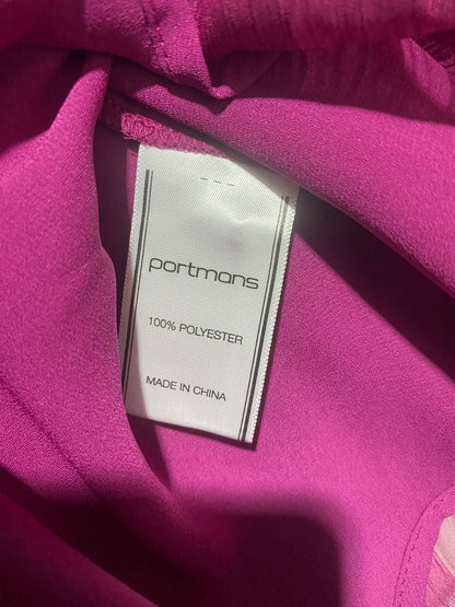 PORTMANS |XL| BUST 24| MOCK NECK LONG SLEEVE BLOUSE