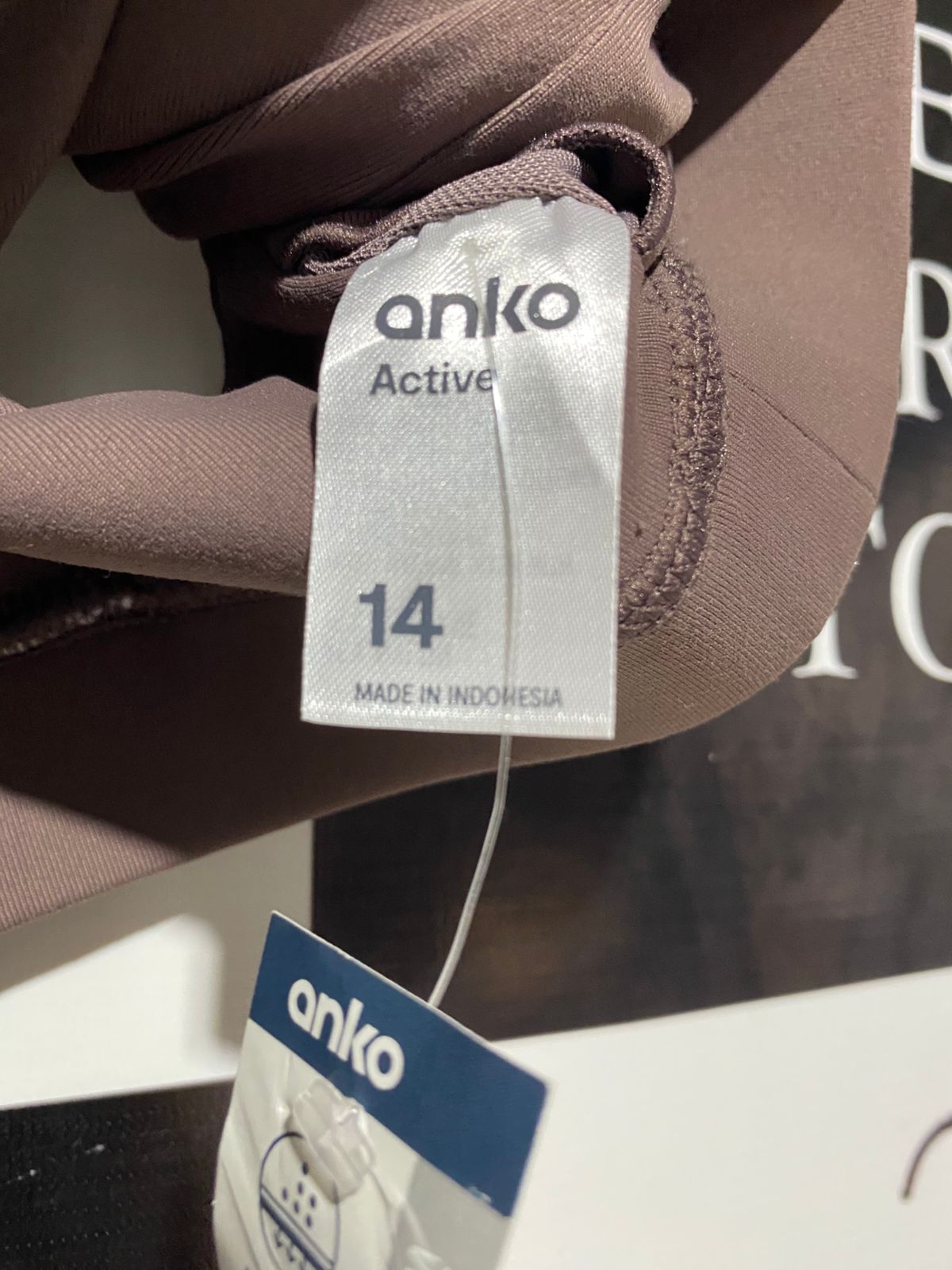 ANKO |L| BUST 14| MAUVE DUSTY ROSE CROSS-BACK SPORTS BRA