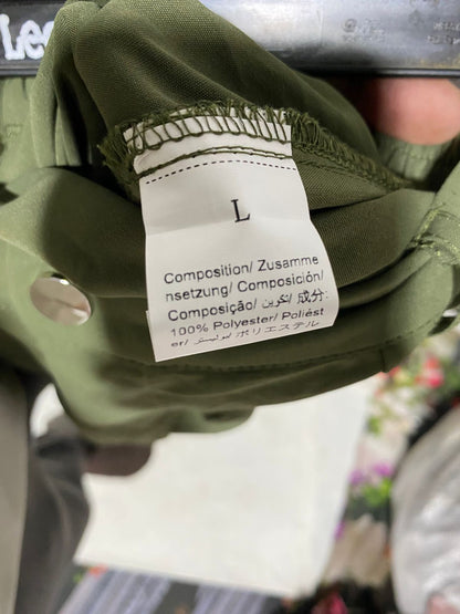 OLIVE GREEN UTILITY CARGO PANTS |L| WAIST 28|
