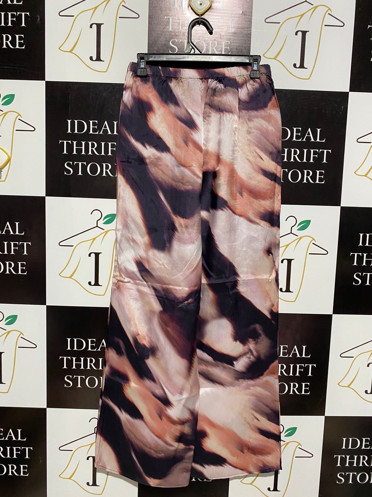 UNISON |M| WAIST 28|C1| BOLD ABSTRACT PRINT WIDE-LEG PANTS
