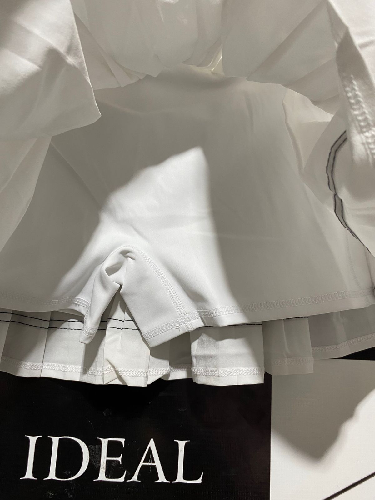 ANKO |S| WAIST 24| WHITE PLEATED TENNIS SKIRT