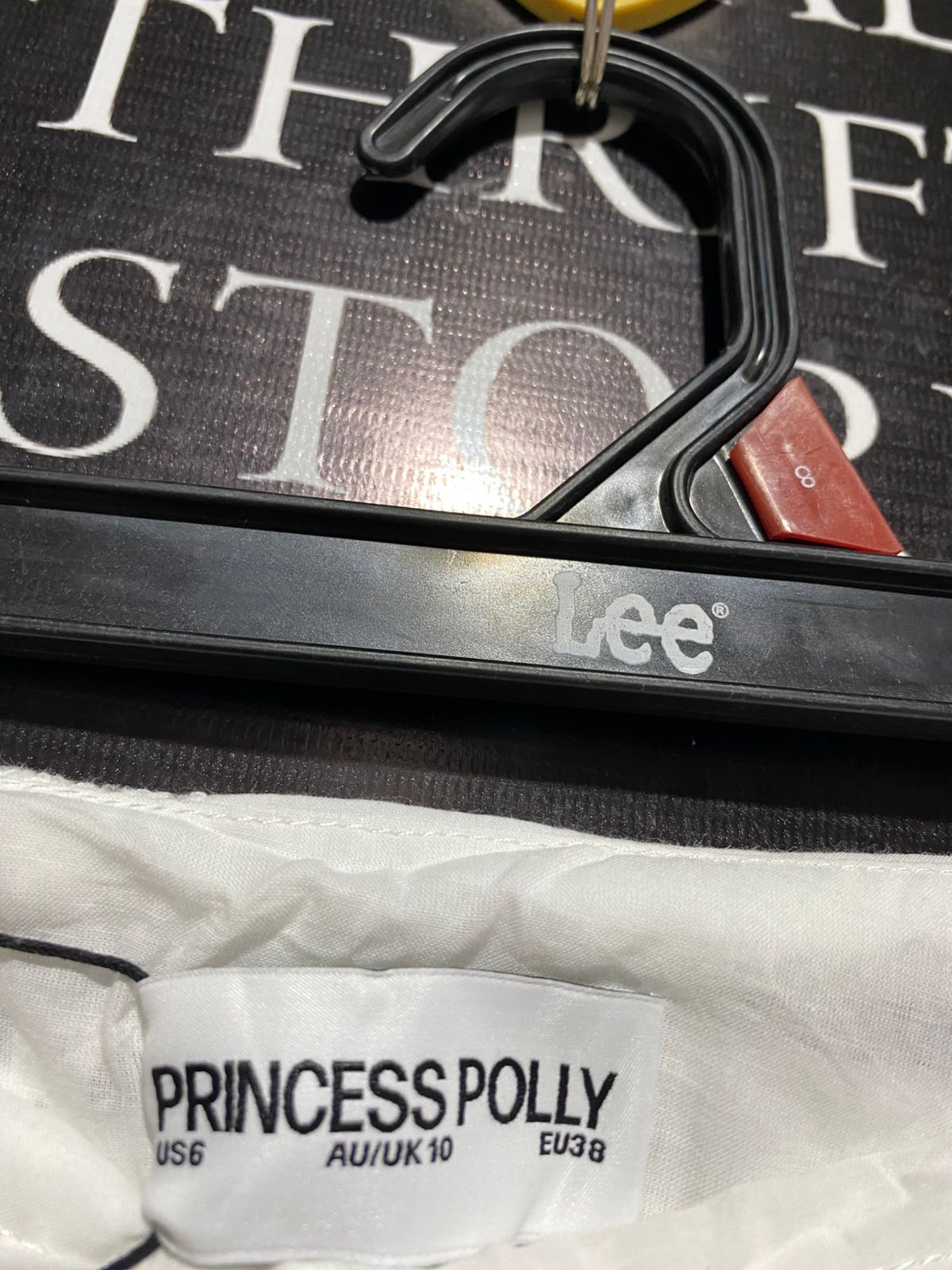 PRINCESS POLLY |M| WAIST 29| WHITE EYELET MINI SKIRT