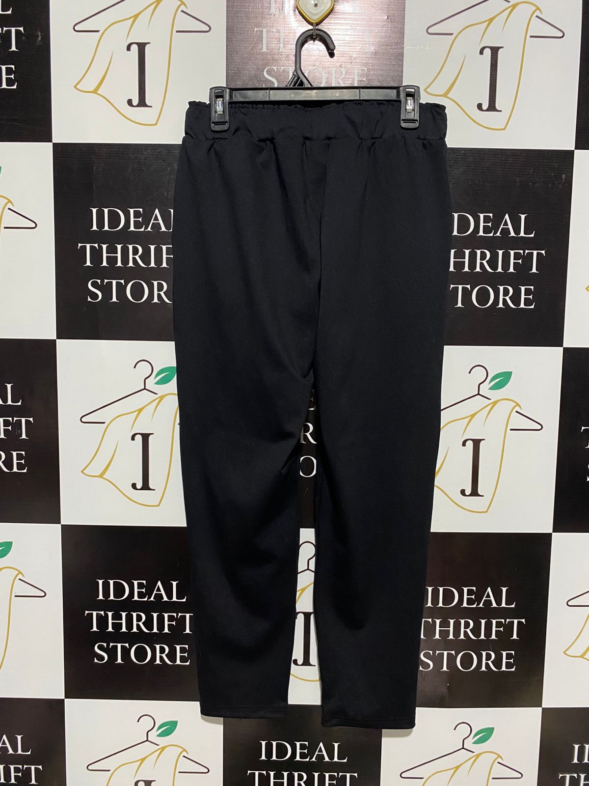 HEAT |L| WAIST 30| BLACK ELASTIC WAIST JOGGERS