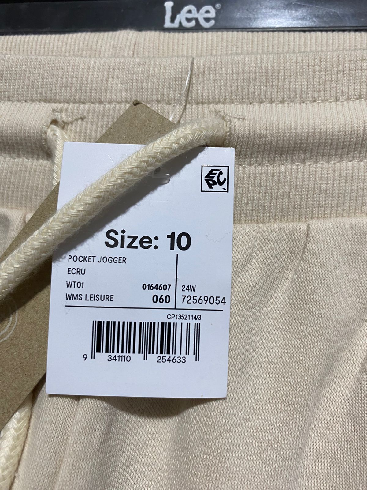 ANKO |M| WAIST 28|C1| WOMEN'S CREAM FLEECE JOGGERS - HIGH-WAISTED LOUNGE PANTS WITH CUFFED ANKLES
