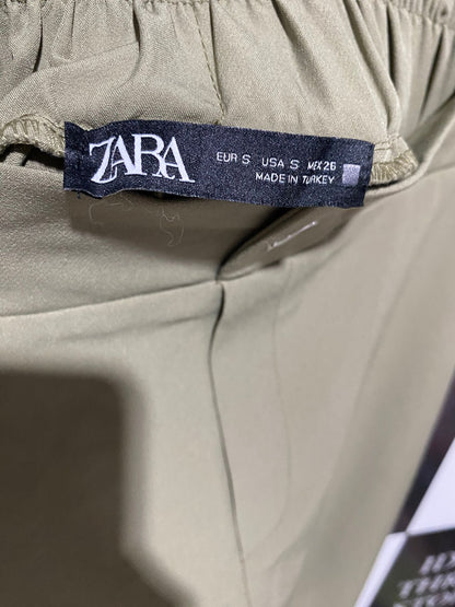 ZARA |L| WAIST 30| PREMIUM OLIVE GREEN CARGO JOGGER PANTS WITH ELASTIC CUFFS