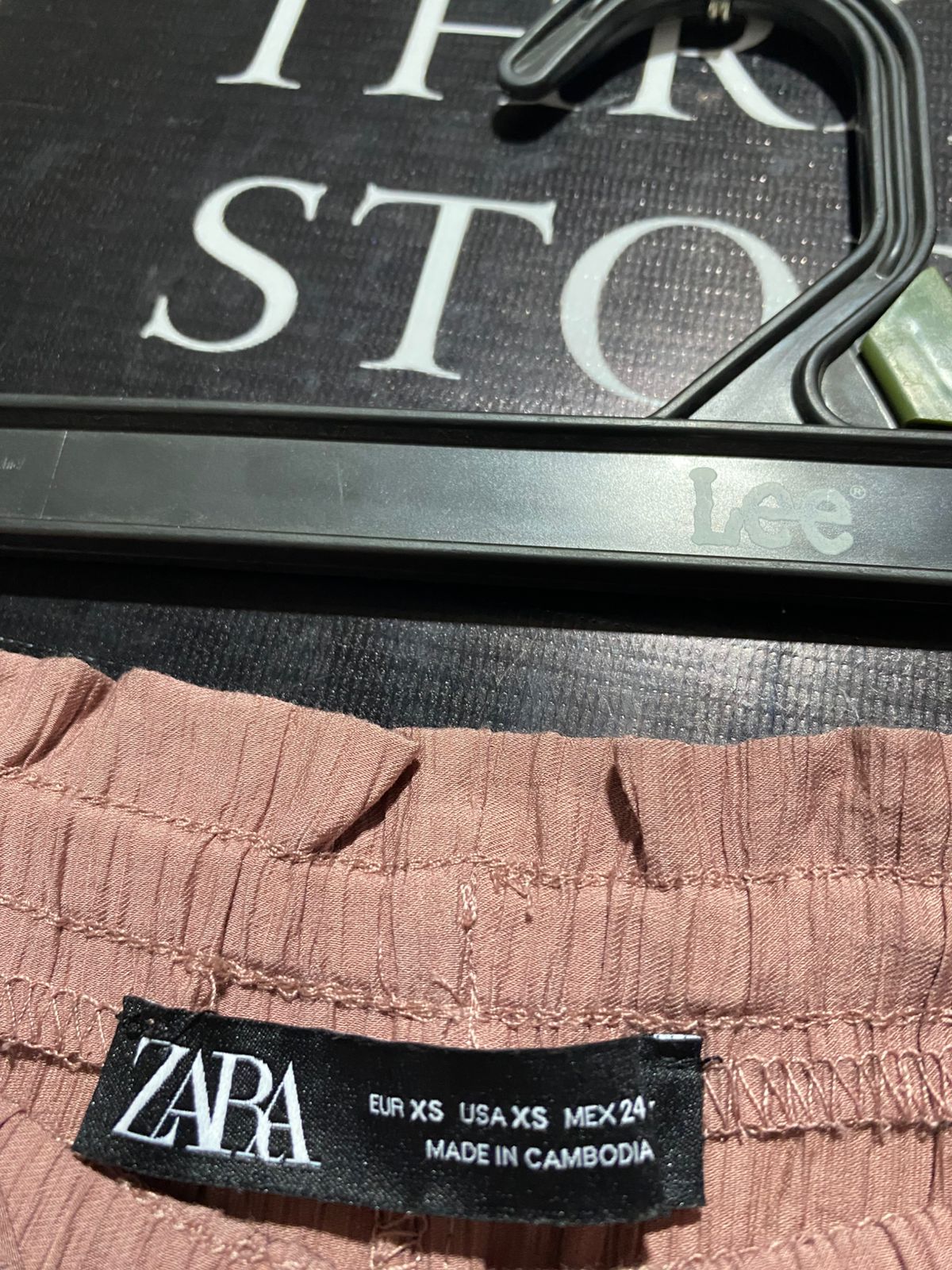 ZARA |M| BUST 28| DUSTY ROSE WIDE-LEG LOUNGE PANTS