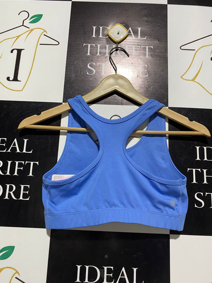ELL & VOO |S| BUST 13| BLUE RACERBACK SPORTS BRA