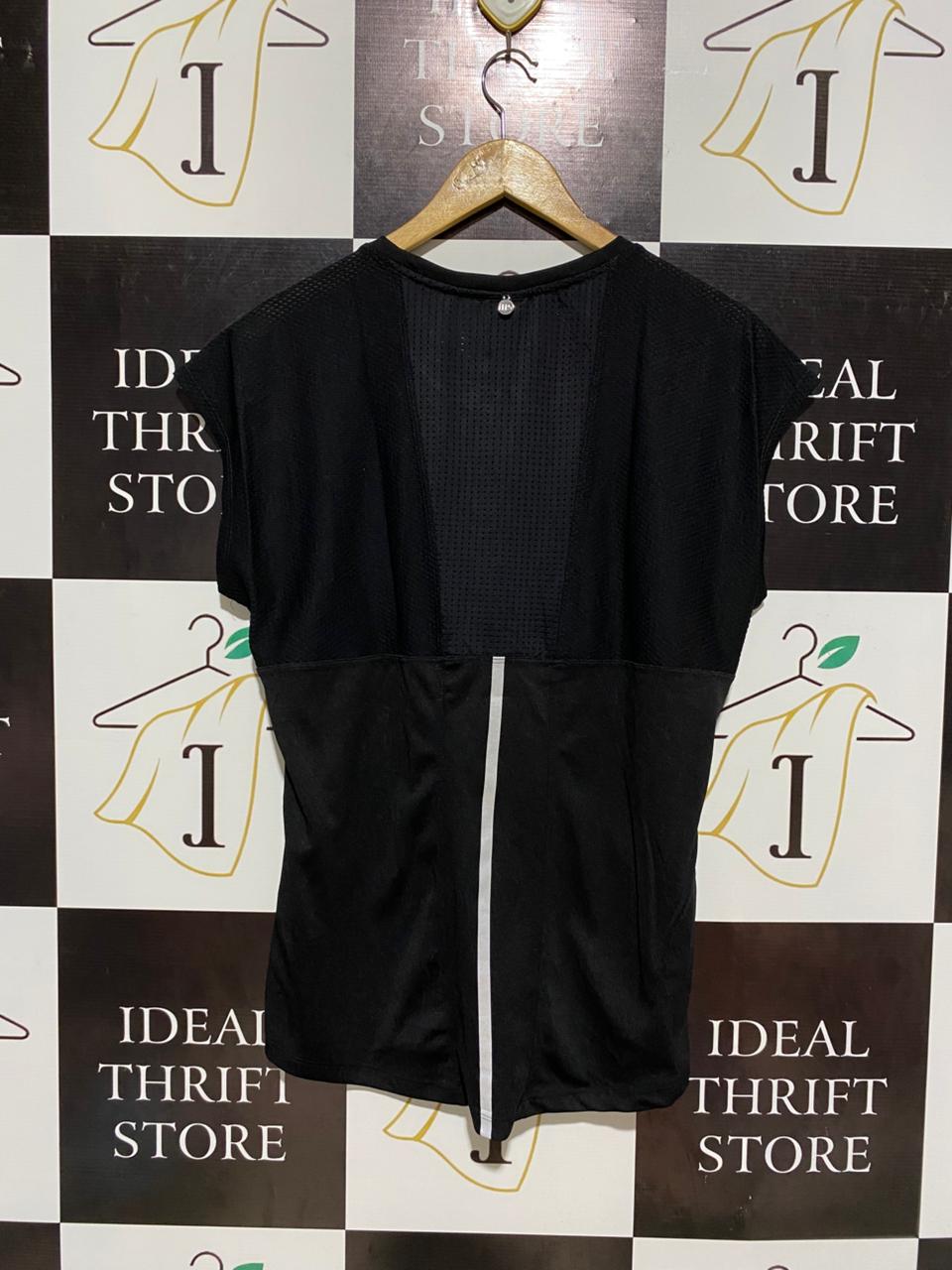 MD ACTIVE |M| BUST 20| B12| MICHELLE BRIDGES BLACK TRAINING TOP