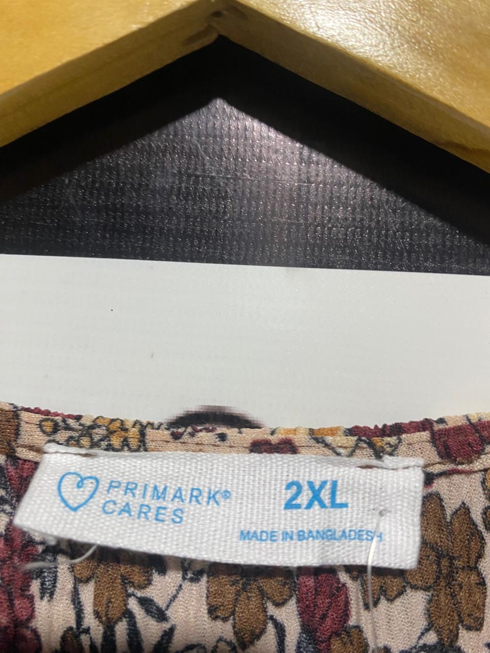 PRIMARK |XL| BUST 24| C5| VINTAGE BOHO FLORAL PRINT MINI DRESS