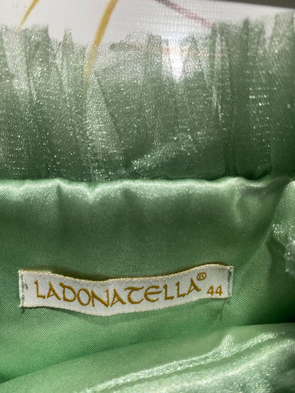 LADONA CELLA |L| BUST 18|C5| WHIMSICAL SAGE GREEN TULLE PARTY DRESS