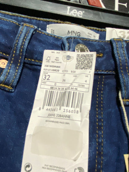 MNG |S| WAIST 24| LEE HIGH-WAISTED SKINNY JEANS IN DARK INDIGO