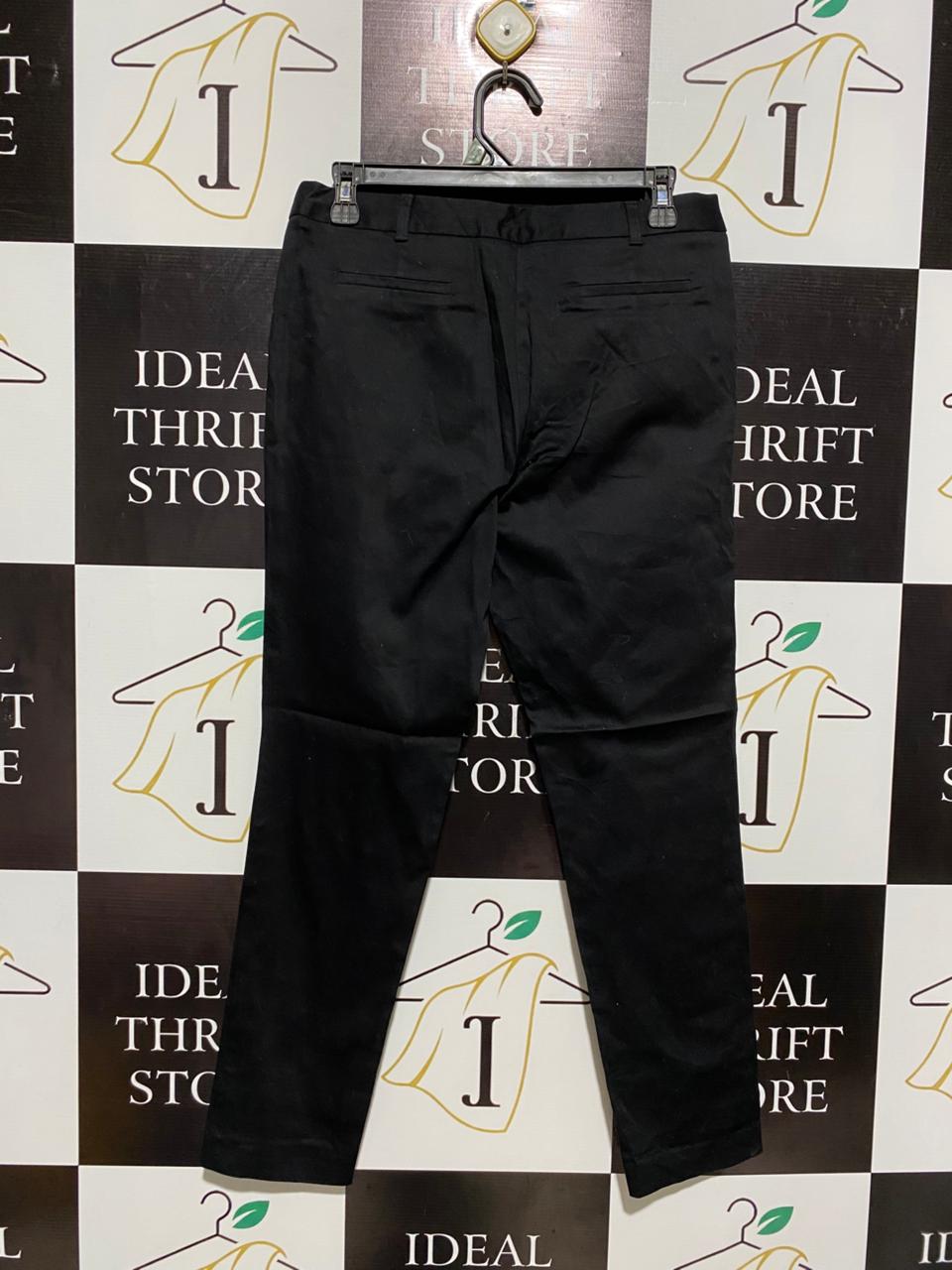 ATMOSPHERE |L| WAIST 30| CLASSIC BLACK TAILORED TROUSERS