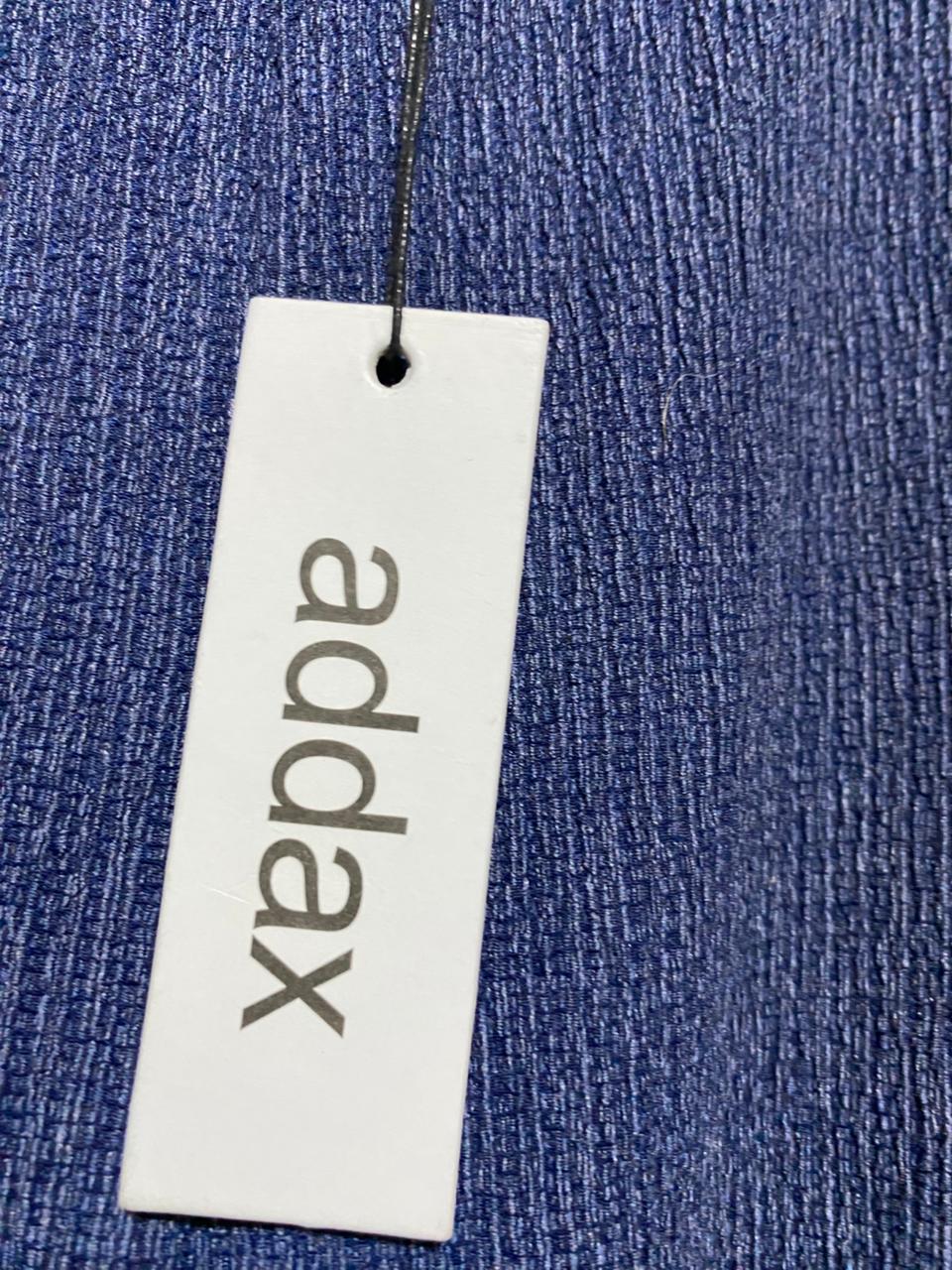 ADDAX |M| WAIST 26| C8| BLUE TEXTURED WIDE-LEG PANTS