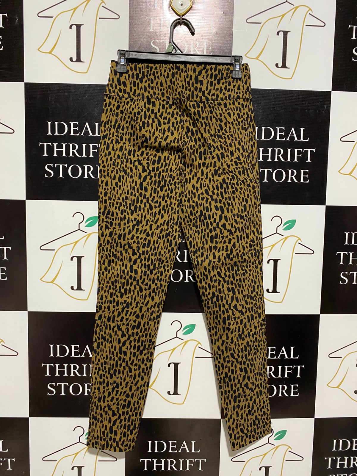 VILA |M| WAIST 26| WOMEN’S HIGH-WAISTED LEOPARD PRINT SKINNY PANTS