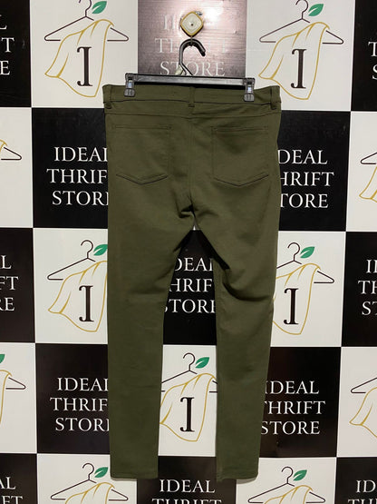 DENIM CO |L| WAIST 32| OLIVE GREEN UTILITY CARGO JOGGERS