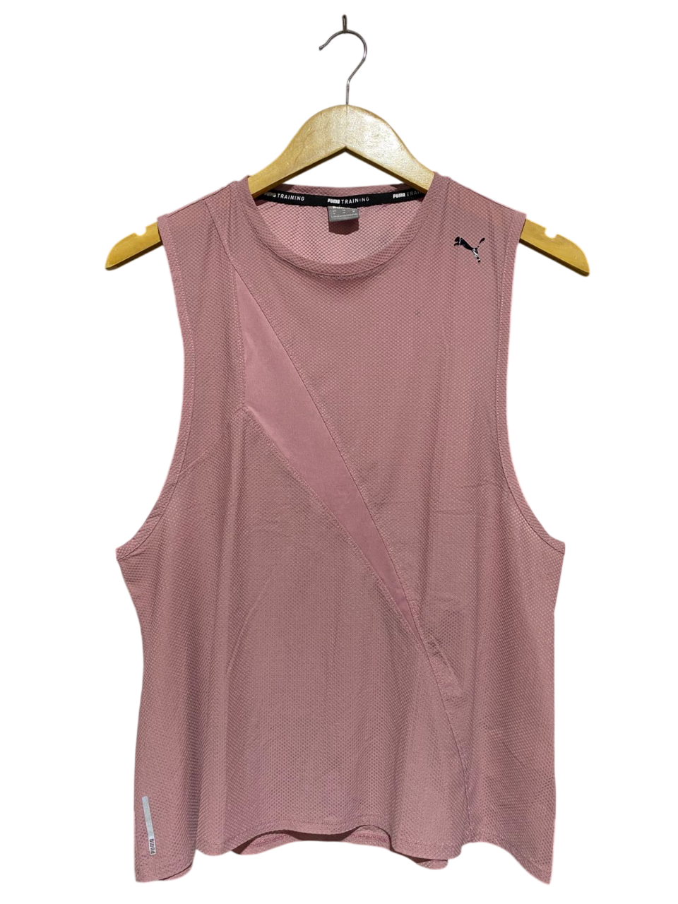 PUMA |M| BUST 18| TRAINING DUSTY ROSE PINK MESH TANK TOP - WOMEN'S ACTIVEWEAR