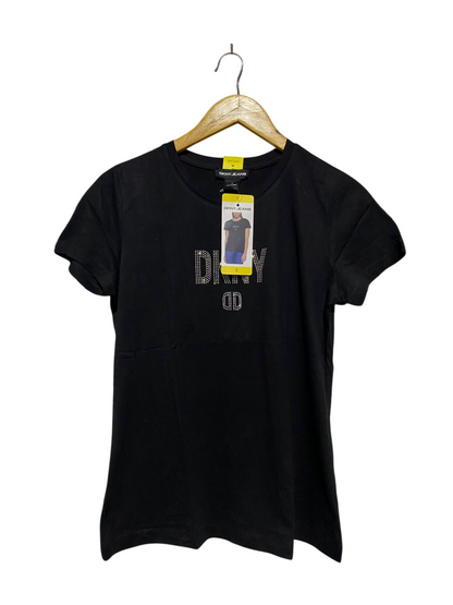 DKNY JEANS |S| BUST 18| B13|  WOMEN’S BLACK SHORT SLEEVE T-SHIRT