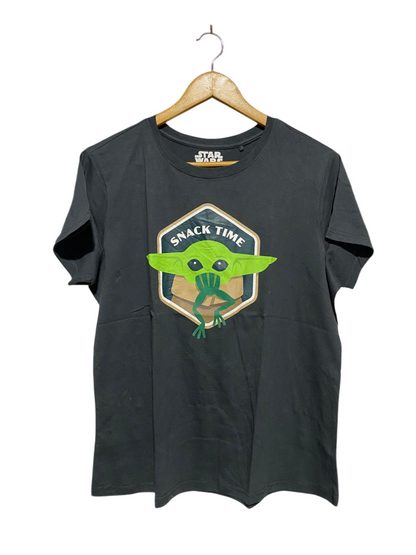 STAR WARS |L| BUST 21| "SNACK TIME" GROGU GRAPHIC T-SHIRT