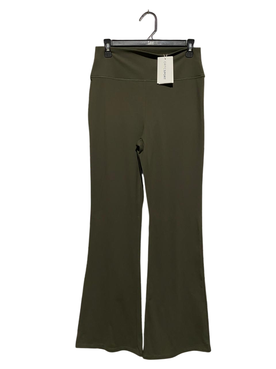 ORTC SPORT |M| WAIST 28| WOMEN’S OLIVE GREEN FLARE YOGA PANTS