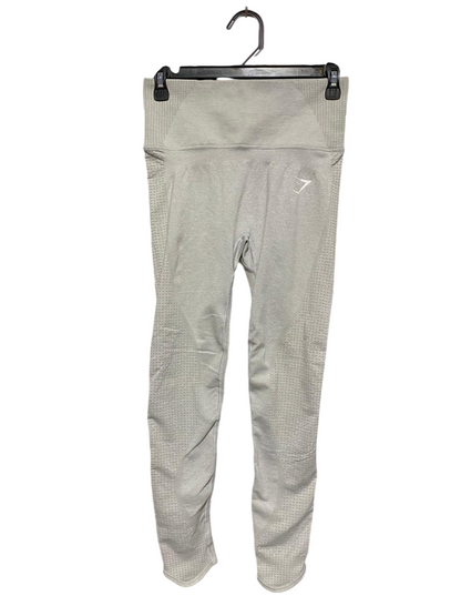 GYM SHARK |M| WAIST 26| WOMEN’S LIGHT GREY SEAMLESS LEGGINGS