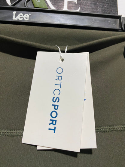 ORTC SPORT |M| WAIST 28| WOMEN’S OLIVE GREEN FLARE YOGA PANTS