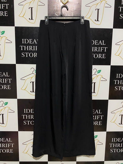 KOOKAI |L| WAIST 30| CLASSIC BLACK WIDE-LEG DRESS TROUSERS