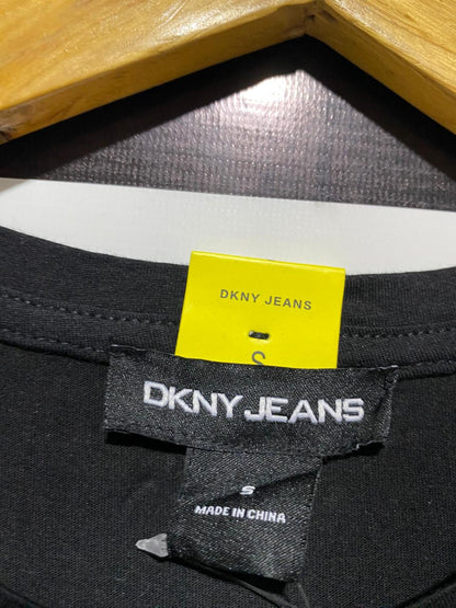 DKNY JEANS |S| BUST 18| B13|  WOMEN’S BLACK SHORT SLEEVE T-SHIRT