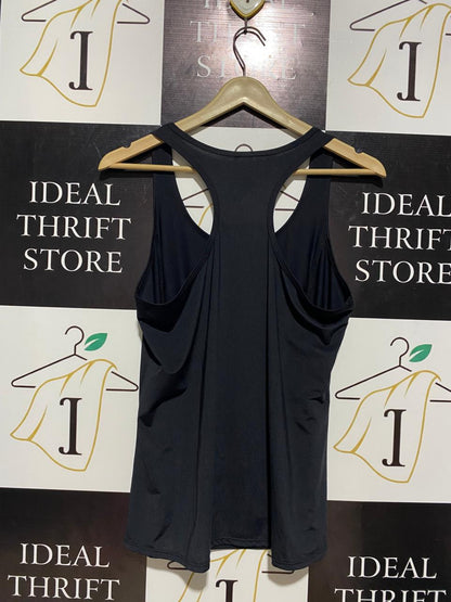 TARGET ACTIVE |M| BUST 18| BLACK RACERBACK TRAINING TANK TOP