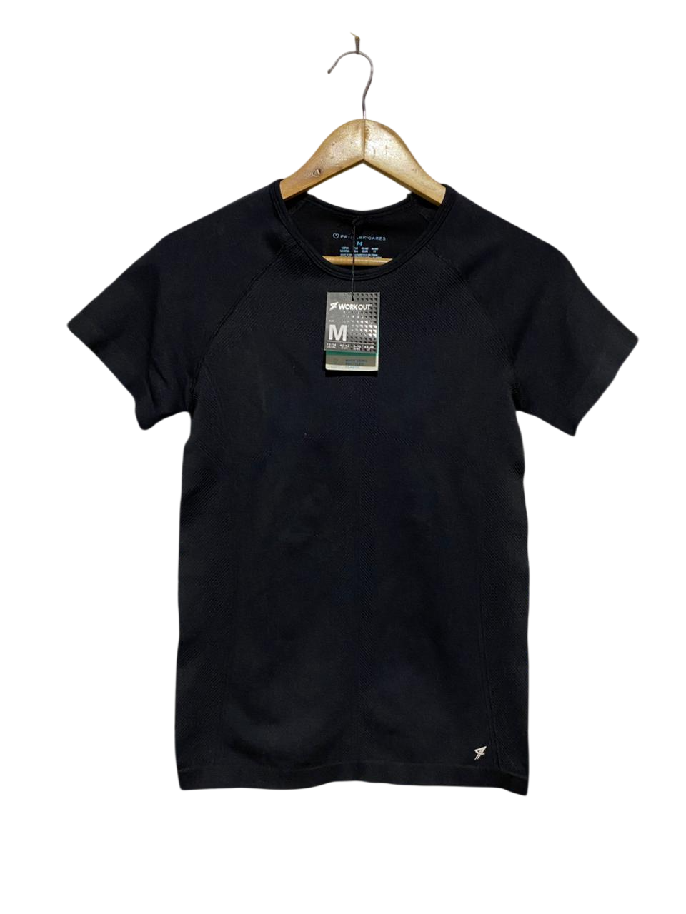 PRIMARK CARES |M| BUST 15| SEAMLESS WORKOUT PERFORMANCE T-SHIRT