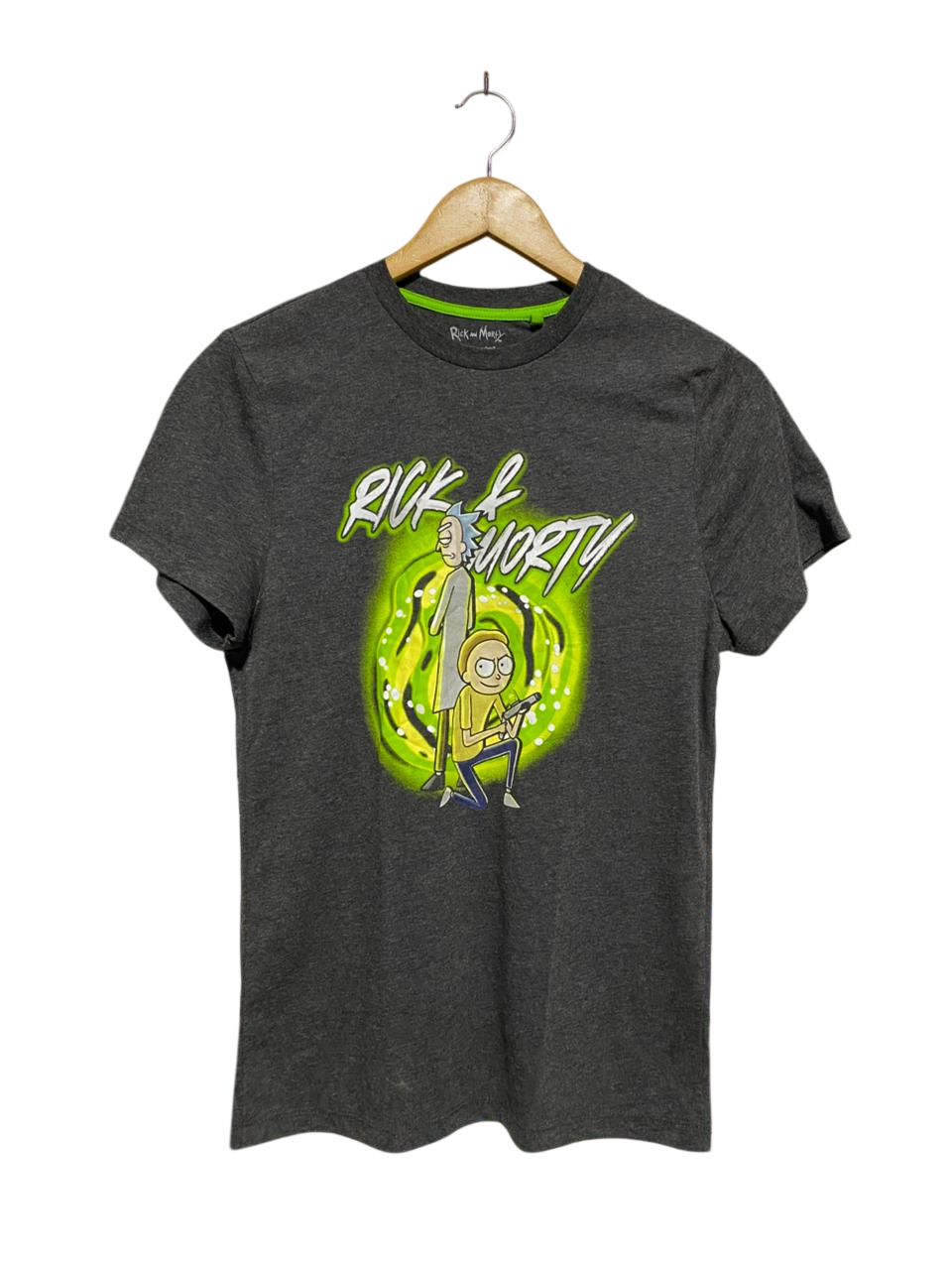 RICK AND MORTY |XS| BUST 17| C1|  OFFICIAL RICK AND MORTY PORTAL GRAPHIC T-SHIRT