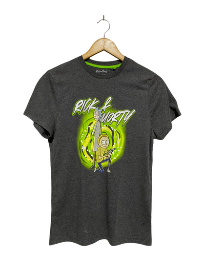 RICK AND MORTY |XS| BUST 17| C1|  OFFICIAL RICK AND MORTY PORTAL GRAPHIC T-SHIRT