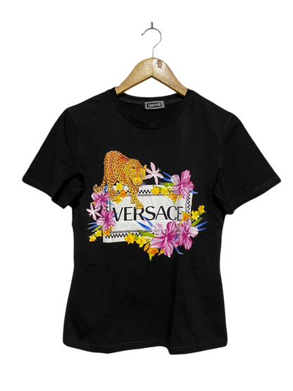 VERSACE |M| BUST 17| C1| COUTURE BLACK GRAPHIC T-SHIRT
