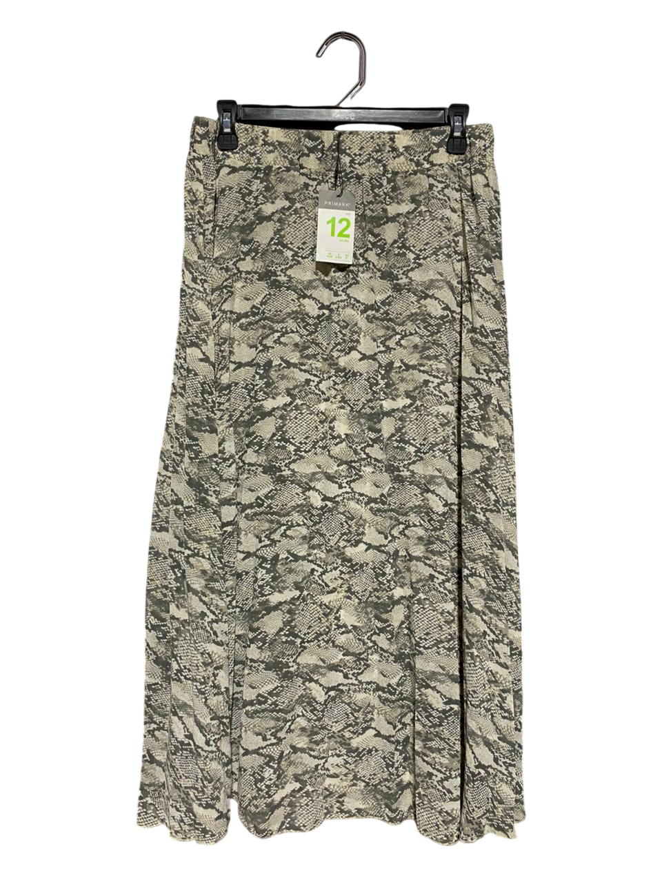 PRIMARK |L| WAIST 30| C6|  NEW WITH TAGS PRIMARK SNAKE PRINT MAXI SKIRT