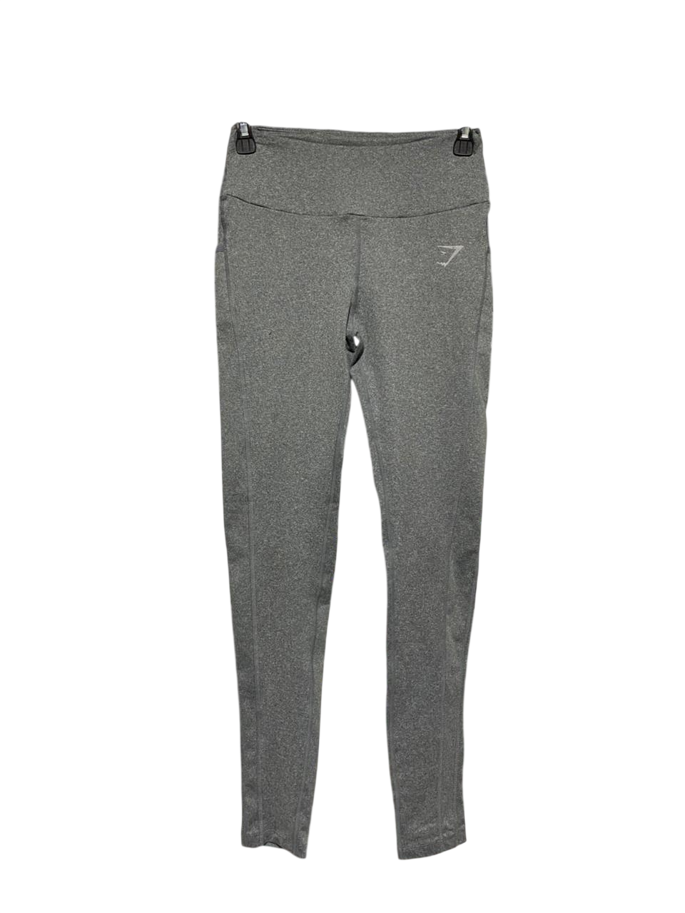 GYMSHARK |S| WAIST 24| MARL GREY HIGH-WAISTED PERFORMANCE LEGGINGS
