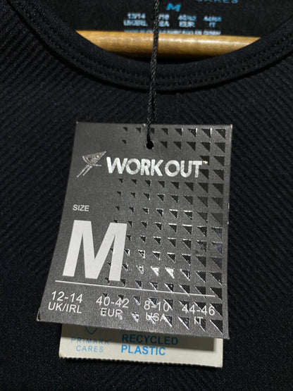 PRIMARK CARES |M| BUST 15| SEAMLESS WORKOUT PERFORMANCE T-SHIRT