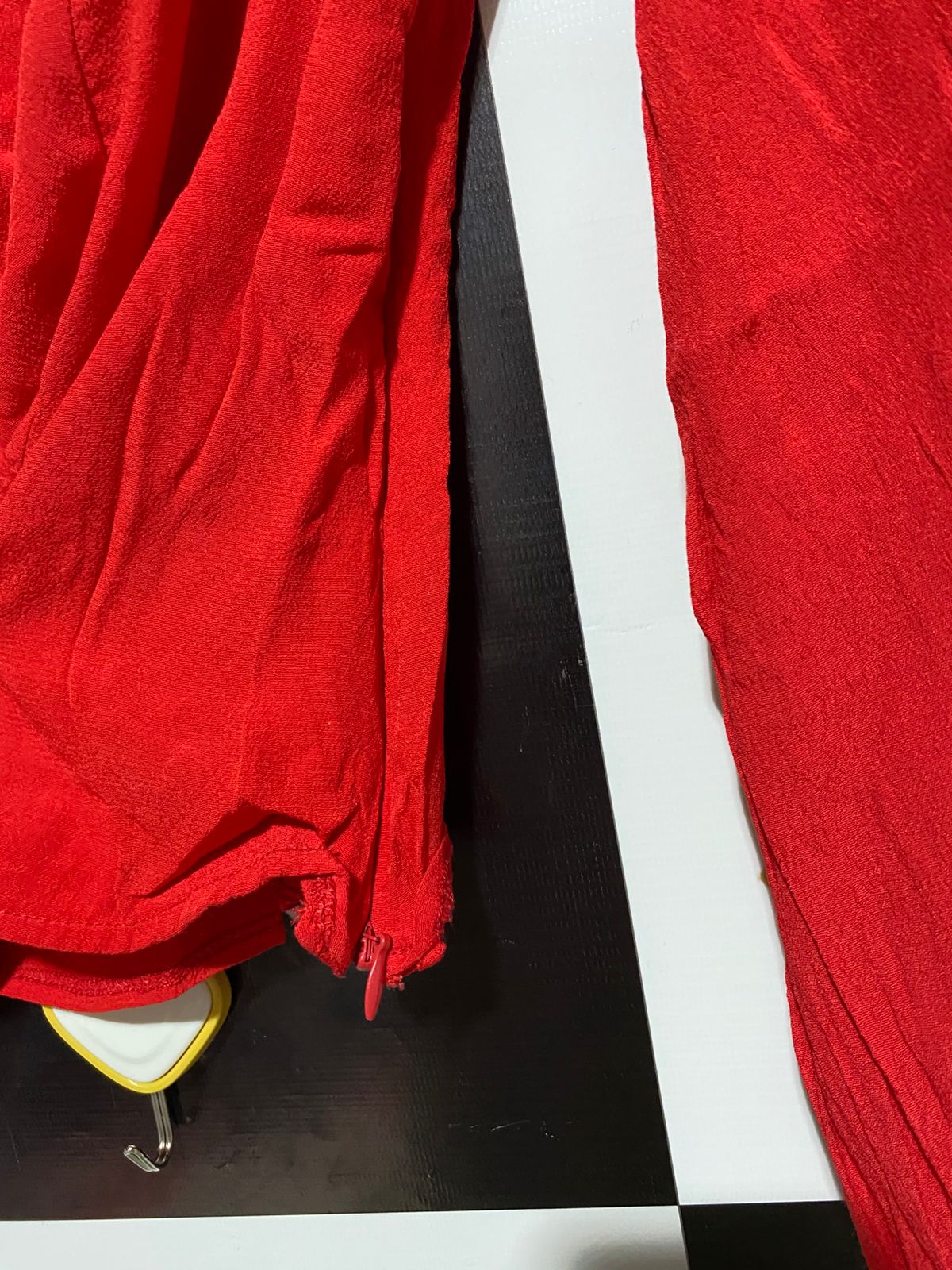 MICHELLE KEEGAN |M| BUST | RED OFF-THE-SHOULDER BARDOT TOP - LONG SLEEVE - CORSET STYLE