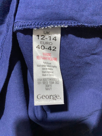 GEORGE |L| BUST 21| C1| NAVY BLUE CHRISTMAS T-SHIRT