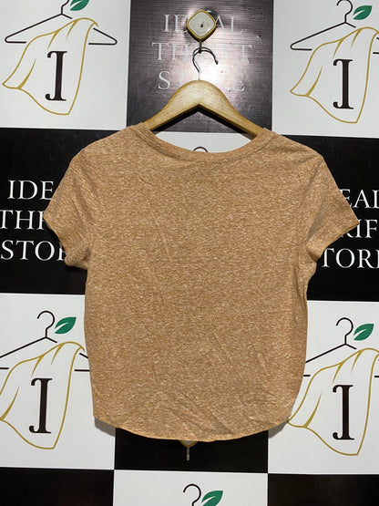 PRIMARK |XS| BUST 17 | B9|ORANGE KNOT-FRONT CROP TOP