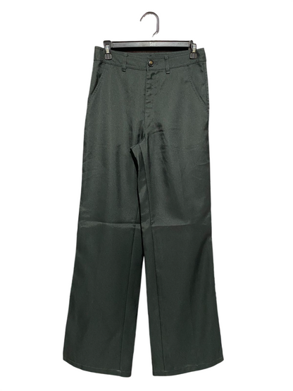 UNIQLO |M| WAIST 28| DARK FOREST GREEN WIDE-LEG TROUSERS