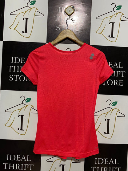 REEBOK |S| BUST 17| C1| SPEEDWICK HOT PINK MESH PANEL PERFORMANCE T-SHIRT