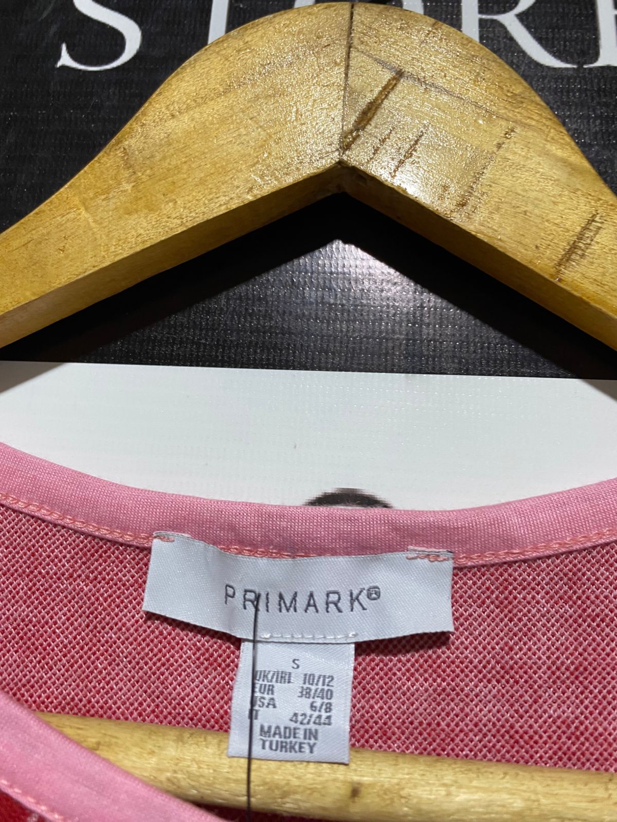 PRIMARK |S| BUST 14| PINK AND RED GINGHAM CHECKERED KNIT CROP TANK TOP