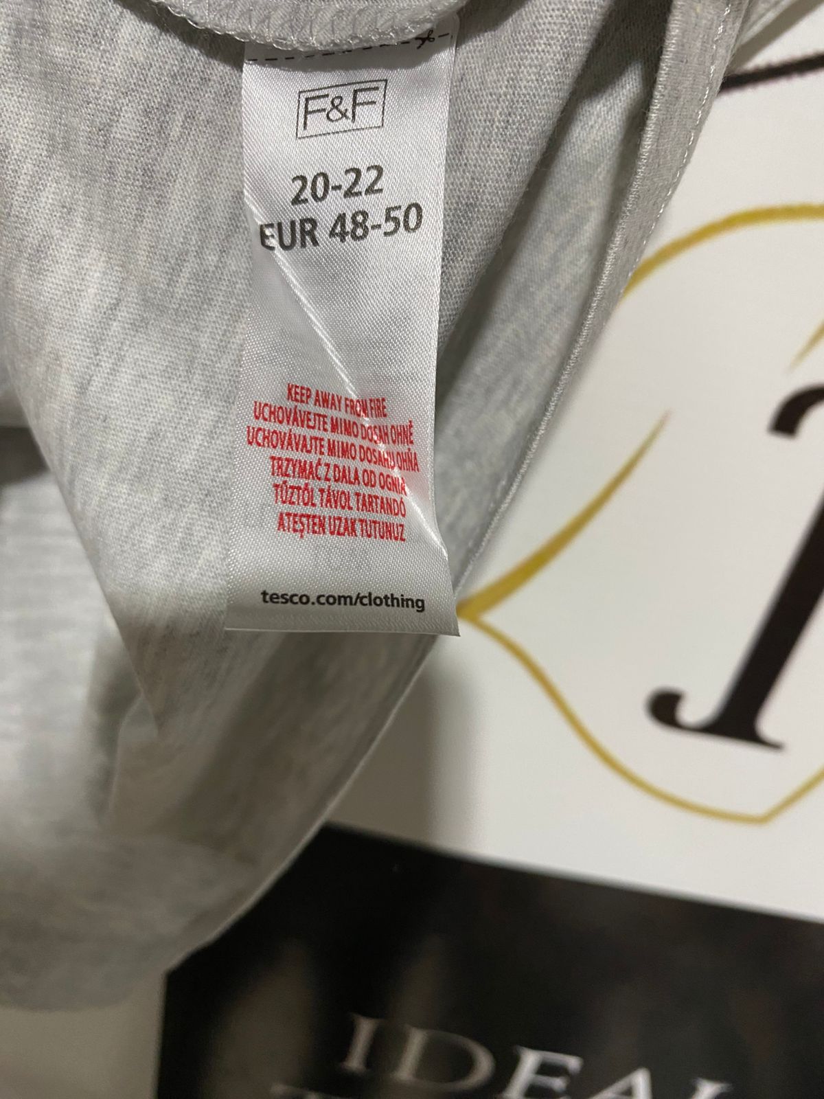 F&F |XL| BUST 26| B12| MARL "FEELING SHLEEPY" SHEEP GRAPHIC PAJAMA TOP