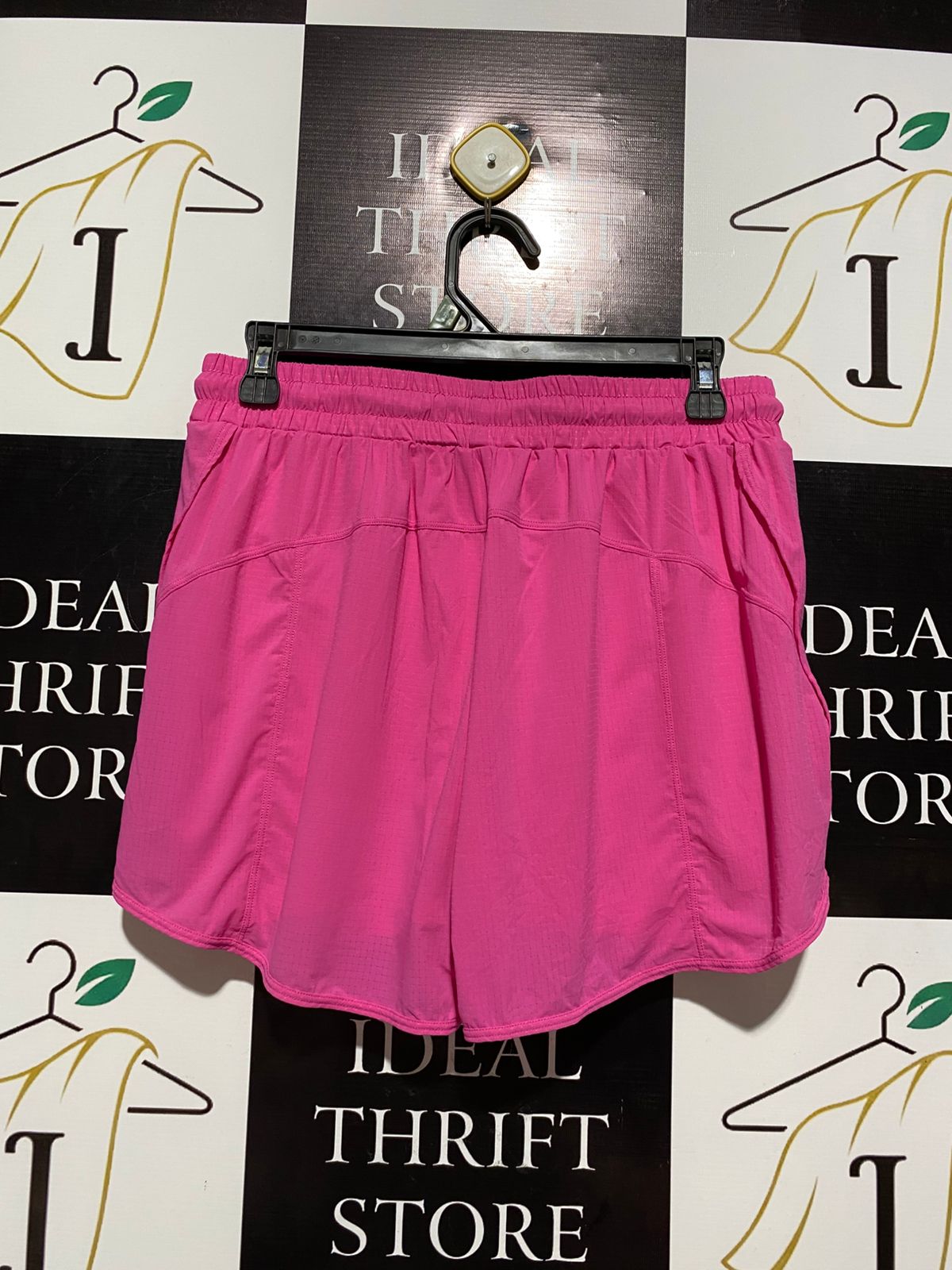 G |M| WAIST 28| HOT PINK DOUBLE-LAYER RUNNING SHORTS