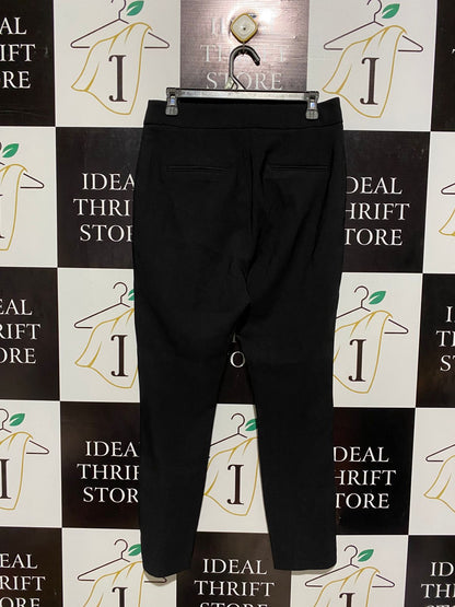 ATMOS & HERE |L| WAIST 30|B14| TAILORED BLACK SLIM-FIT TROUSERS