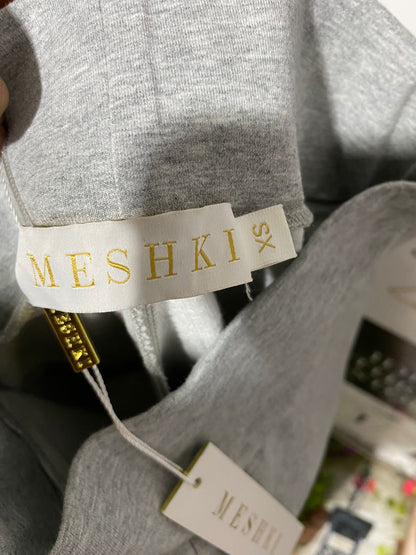 MESHKI |XS| WAIST 24| C7|  HIGH-WAISTED GREY LOUNGE JOGGERS