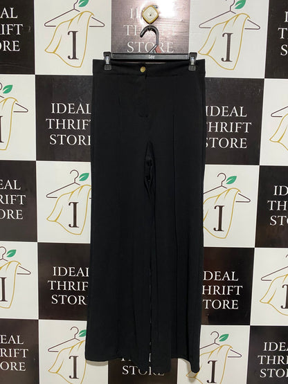 ELEGANT HIGH-WAISTED WIDE LEG TROUSERS |L| WAIST 29|