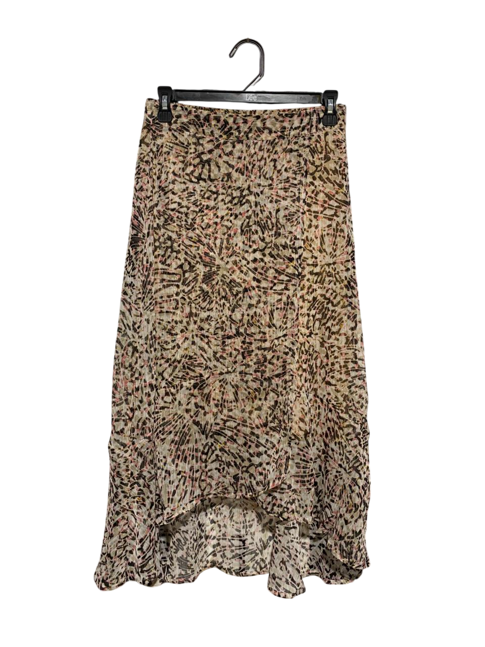 RIANI |M| WAIST 26| BOHEMIAN ABSTRACT PRINT HIGH-LOW MAXI SKIRT