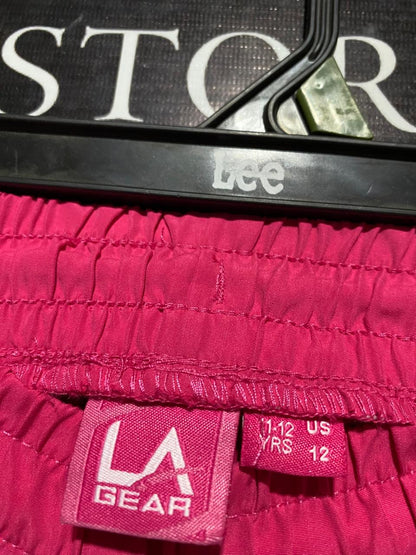 LA GEAR |M| WAIST 26| VIBRANT PINK RUNNING SHORTS