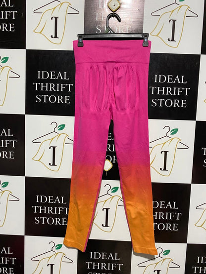 CRIVIT |M| WAIST 26| PINK TO ORANGE GRADIENT LEGGINGS