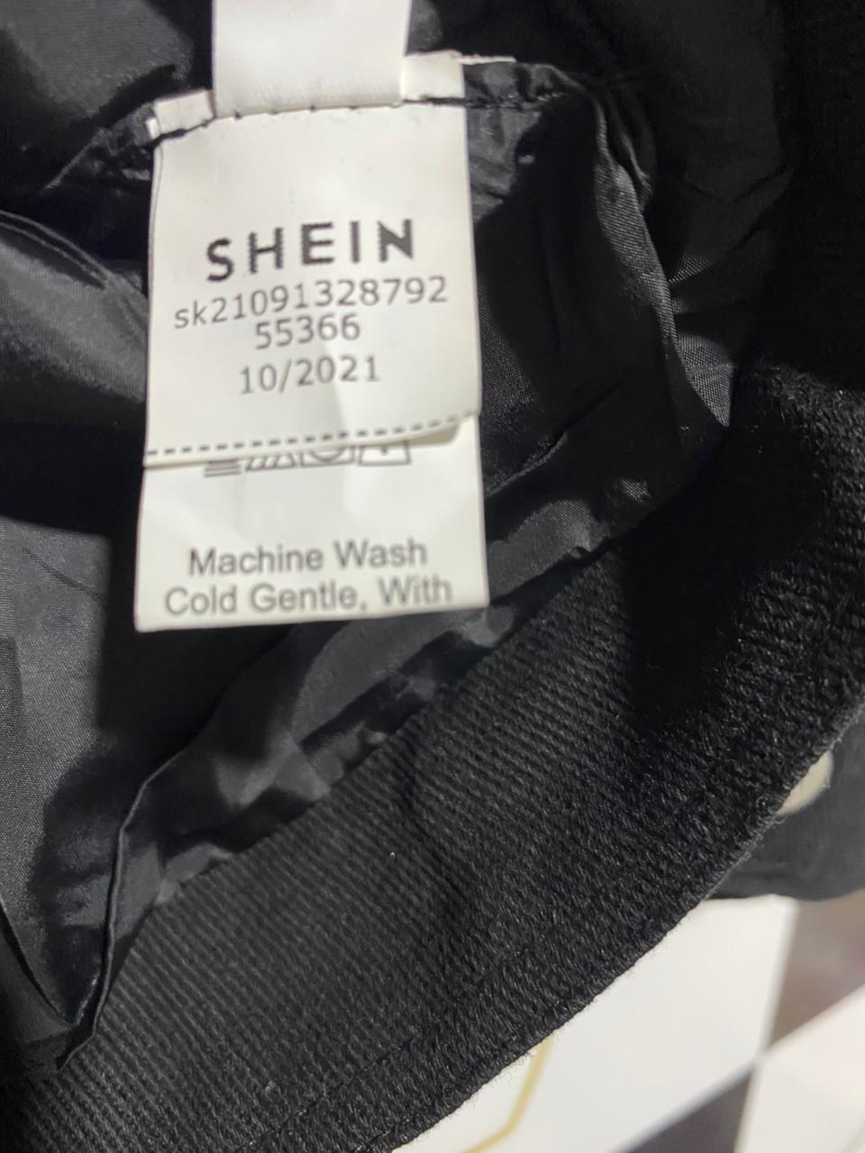 SHEIN |M| BUST 18| CLASSIC BLACK DENIM STYLE TRUCKER JACKET |B1|